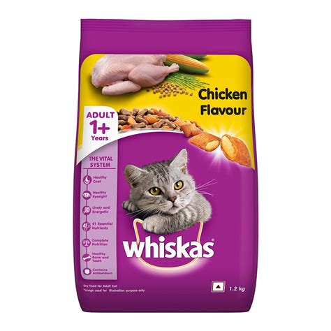 WHISKAS ADULT CHICKEN FLAVOUR 1.2KG — The Pet Point