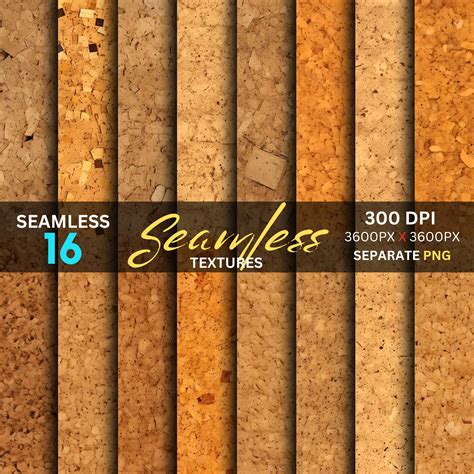 Cork Sheet Texture Seamless