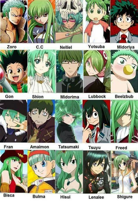 Pin by Serena Newton on Anime | Anime shows, Anime green hair, Anime ...