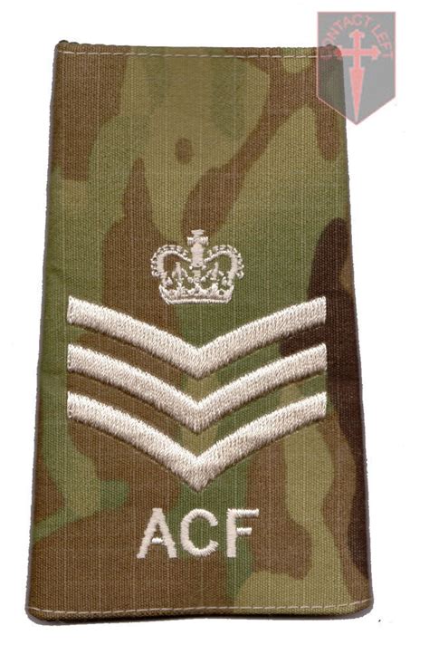 New All Ranks Multicam MTP ACF RANK SLIDE ( Cadets | Ubuy India