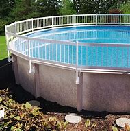 Image result for Pool Fence above Ground Pools