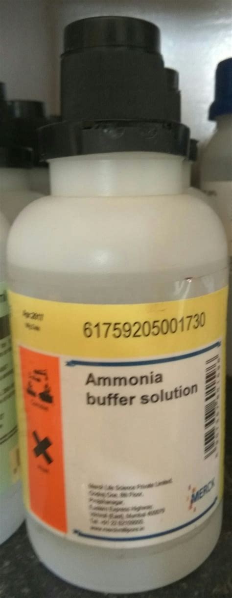 Ammonia Buffer Solution A buffer solution is | Synthesis Chemical Lab ...