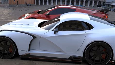 All-New 2026 Dodge Viper SRT Virtually Confronts Modded C8 Chevrolet Corvette ZR1 Supercar ...