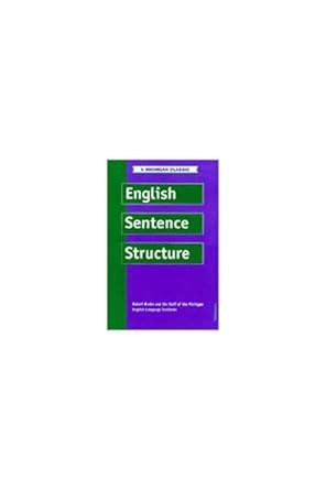 Buy English Sentence Structure Book Online at Low Prices in India ...