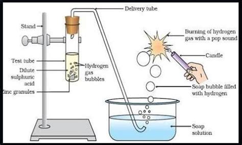 Draw the diagram of the arrangement of apparatus to know the reaction ...