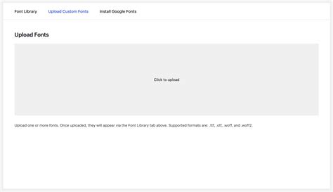 Local Font Library - GeneratePress