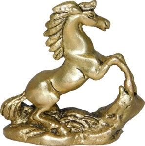 vinayakmoorti Brass Horse with Uplifted Legs Standing Horse Decorative ...