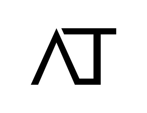 Letter a and T Logo Afbeelding door meisuseno · Creative Fabrica