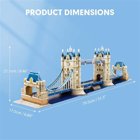 Buy Frank Cubic Fun National Geographic -Tower Bridge 3D Puzzle Online ...