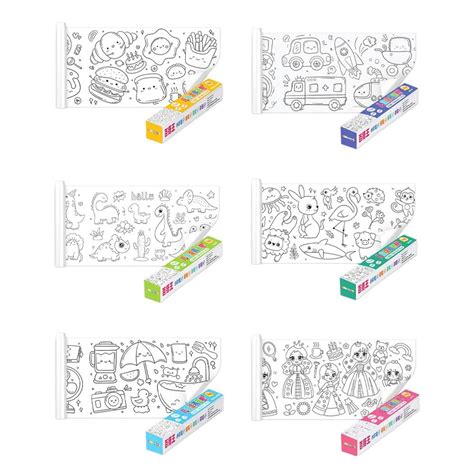 Buy Children's Drawing Roll,Coloring Paper Roll for Kids,DIY Color ...