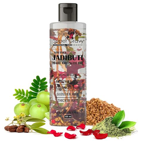 Buy Super Gravy Ayurvedic Jadibuti Hair Oil For Hair Fall Control ...