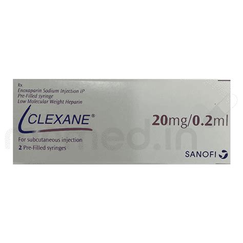 Buy Clexane 20mg Injection Online: Uses, Price, and Side Effects | MrMed