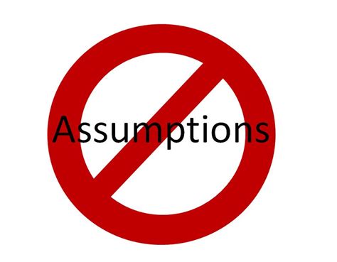 Image result for Assumptions Explained