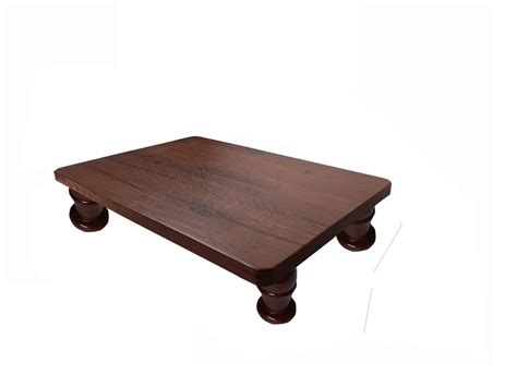 JVJP I WOOD Manai Palagai Pooja Chowki, Teak Colour, 10X16X5, Adult ...