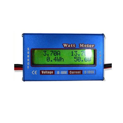 DC 60V 100A Watt Meter Balance Voltage Battery Power Analyzer RC ...