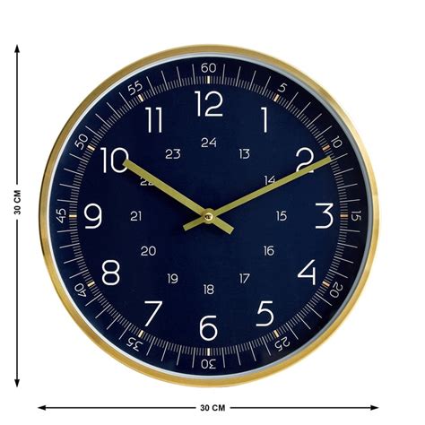 Buy Casablanca Luxe Metal Wall Clock - 30cm from Home Centre at just ...