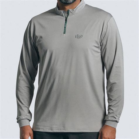 Vice Golf Camo Quarter Zip Long-Sleeve Black