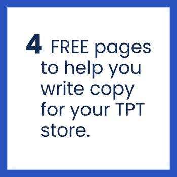 Image result for Good Copy Template TPT Free
