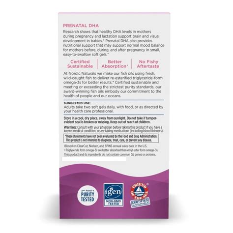 Nordic Naturals Prenatal DHA - Mỹ - Viên Uống DHA Bổ Sung Omega-3 cho ...