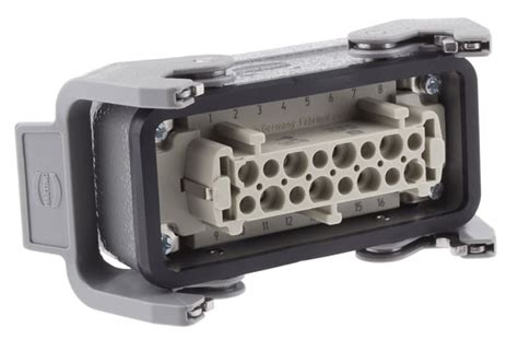 09330162701+19300161731 HARTING | HARTING Connector Set, 16 Way, 16A ...