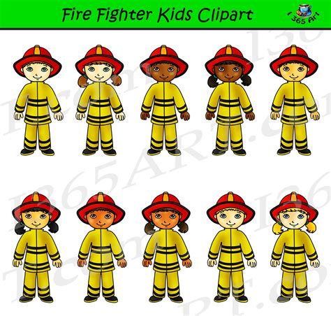Fireman And Fire Truck Clip Art