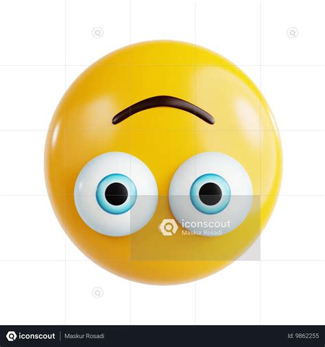 Upside Down Smiley Face Emoji 3D Icon - Free Download Sign & Symbols 3D ...