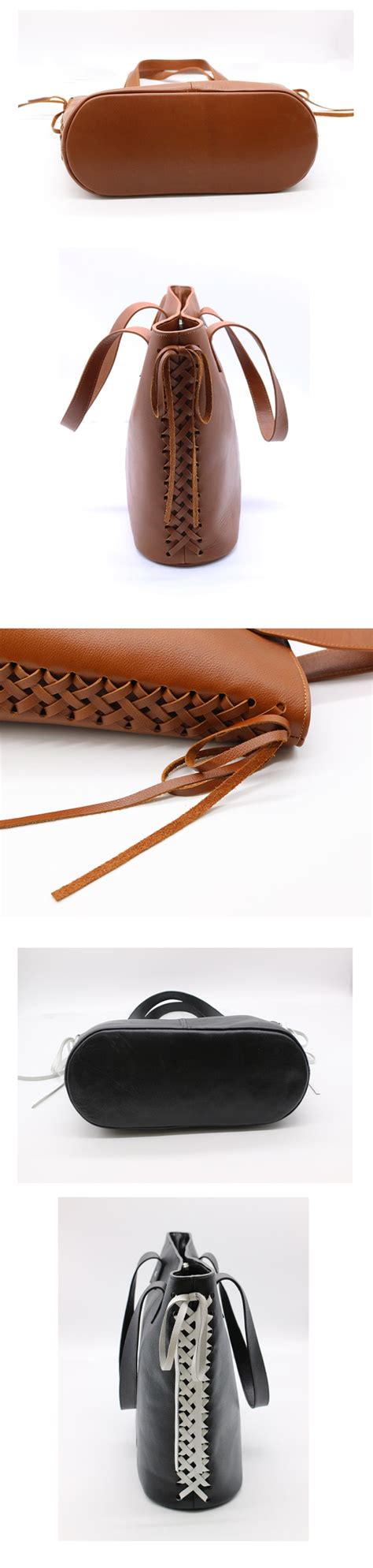 【ラマーレ/lamaree】オールレザーのレディーストートバッグ FrenchBraids[french-braids]