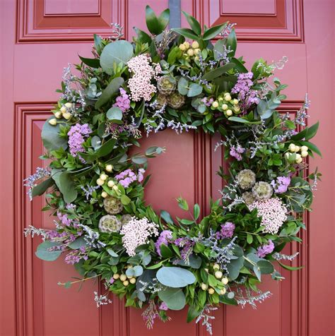 Fresh Flower Door Wreath at Rebecca Skinner blog