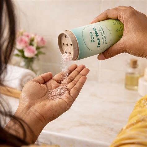Rose Face Wash | Powder Cleanser – Satvic Movement