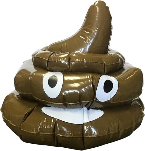 Inflatable Emoji Poop - Smiling Poop Emoticon Decor | Ubuy India