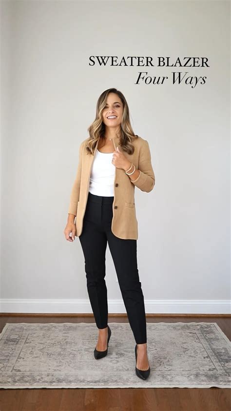 Sweater blazer four ways – Artofit