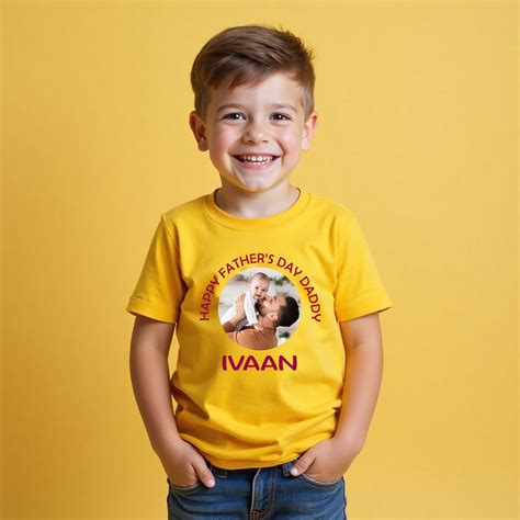 Happy Father's Day Daddy Love Name Customize t shirts @ gfashion – GFASHION