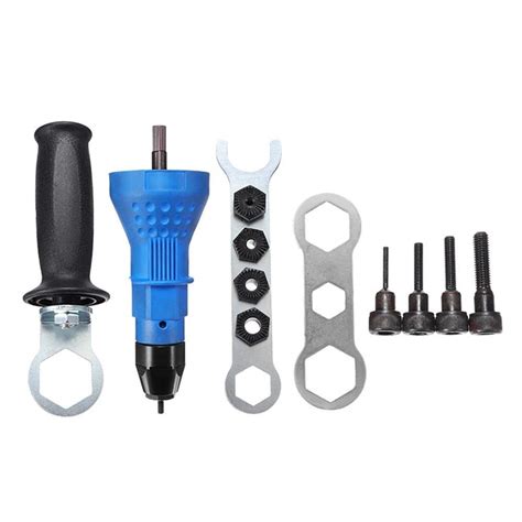 Buy Electric Rivet Tool Nut Attachment Cordless Drill Adapter Insert ...
