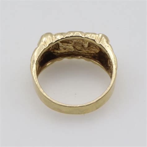 10kt Gold Nugget Ring | Property Room