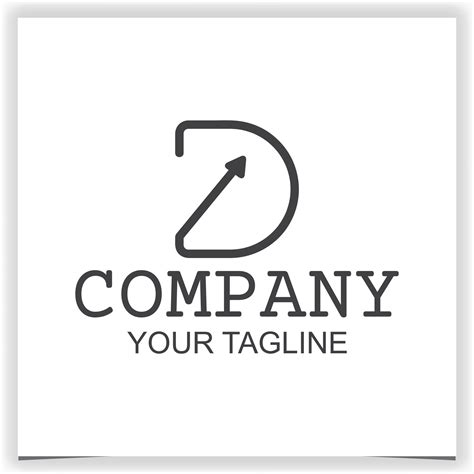 Vector initial letter d line logo arrow best for fashion company 40336148 Vector Art at Vecteezy