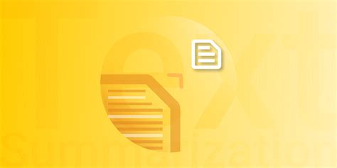 Text Summarization 的图像结果