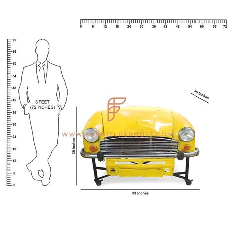 Buy FR Automobile Tables Series Morris Ambassador Car-Inspired Bar ...