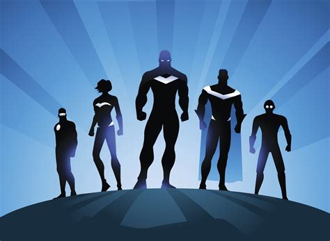 Superhero Silhouette Wallpapers - Wallpaper Cave