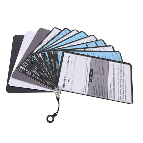 Buy DSLR Cheat Sheet, Photography White Balance Gray Cards Bundle Set ...