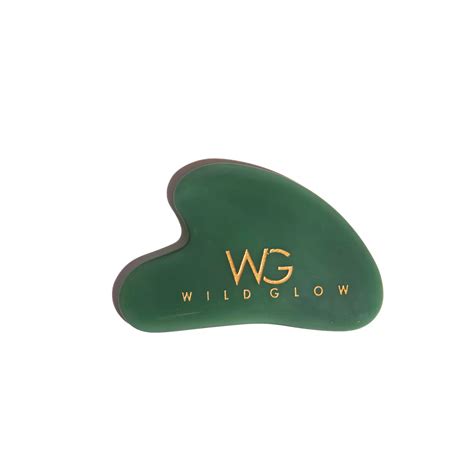 Shop Jade Gua Sha Face Shaping Tool With Gua Sha Stone - Wildglow