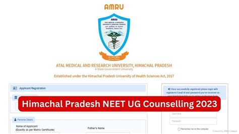 Himachal Pradesh NEET UG Counselling Registration 2023 Starts, Check ...