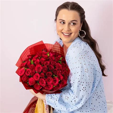 Buy/Send 50 Rose Red Bouquet Online-Floral Boutique
