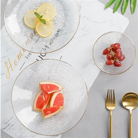 Gold Rimmed Glass Dessert Bowl 100 ml Online - Premium Snack Bowl ...