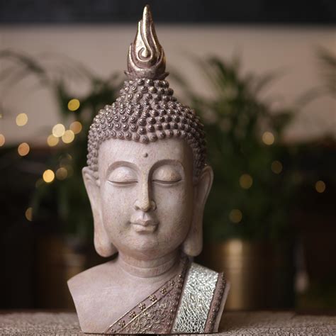 Buddha Bust Sculpture – INARA HOME DECOR