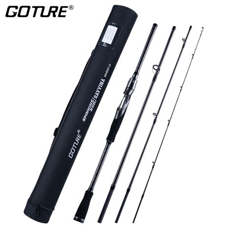Goture Travel Fishing Rods with Case, 4 Piece Fishing Rod, Surf Casting ...