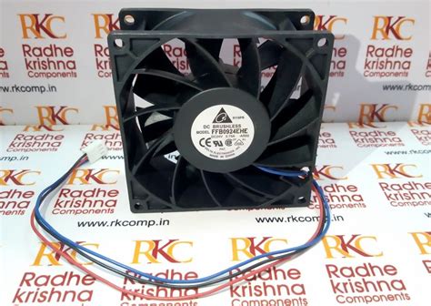 Brushless DC Fans - FFB0924EHE 24VDC 3WIRE FAN Importer from Mumbai