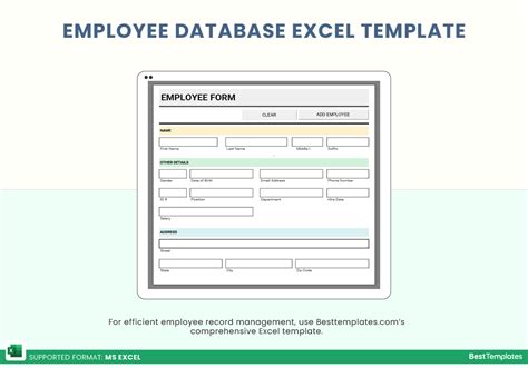 Image result for Employee Database Excel Template