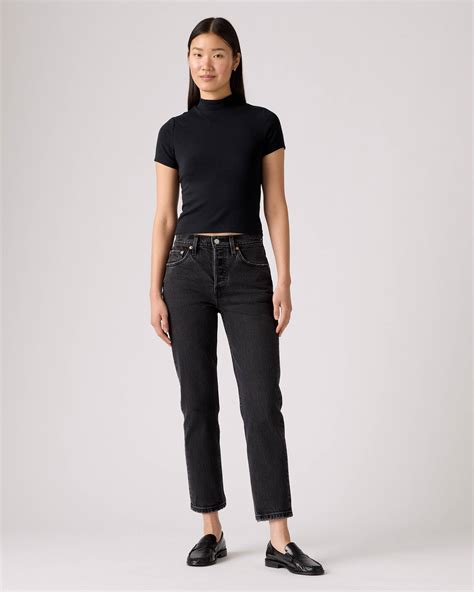 501® Crop Jeans - Black | Levi's® PL