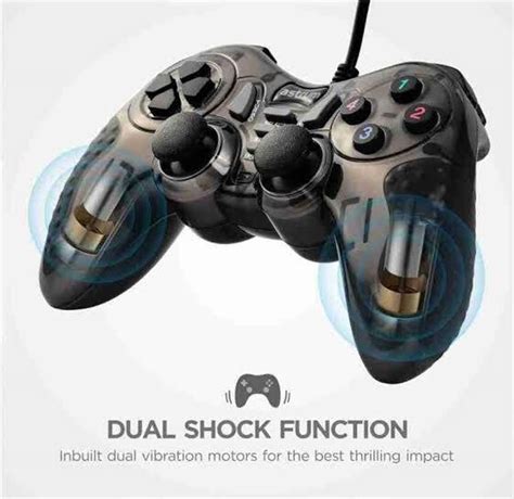 ASTRUM Twin Dual Shock USB Wired Gamepad Joystick USB Gamepad - ASTRUM ...