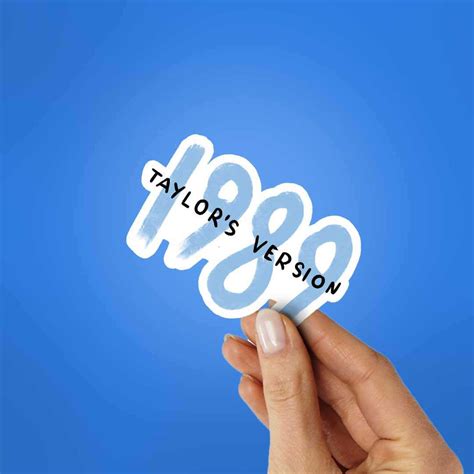 Buy 1989 Taylor's Version Sticker Online | Premium Waterproof Vinyl ...